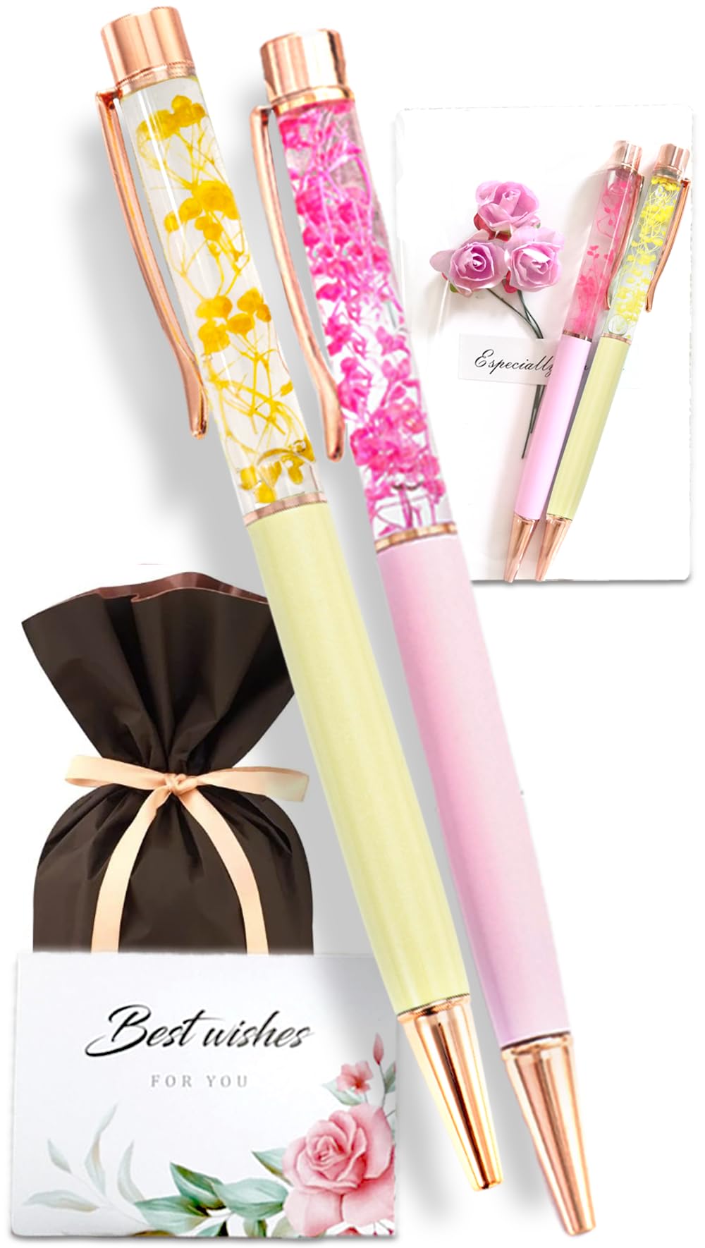 Amazon | upFRAME かわいい ハーバリウム ボールペン 2本セット ギフト